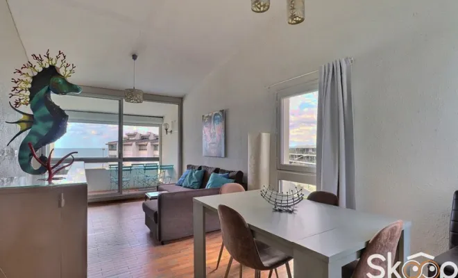 Vente appartement 3 pièces en duplex face à la mer à Carnon plage, La Grande-Motte, SKOOP Agence Immobilière