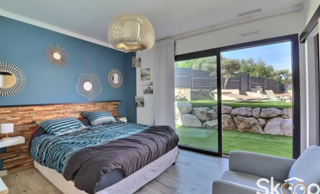 Villa contemporaine plain-pied vers Montpellier