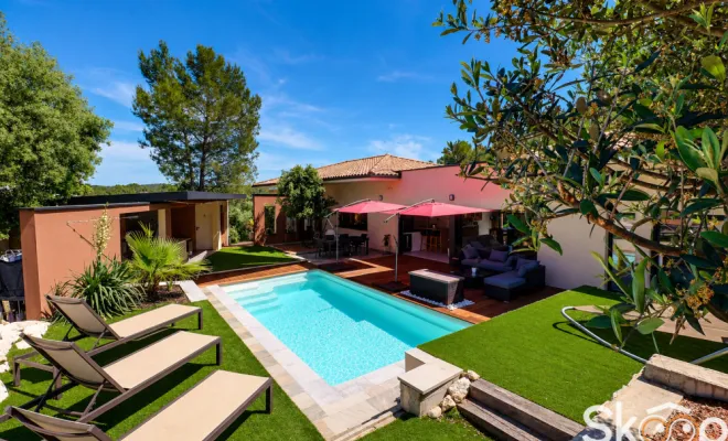 Villa contemporaine plain-pied vers Montpellier